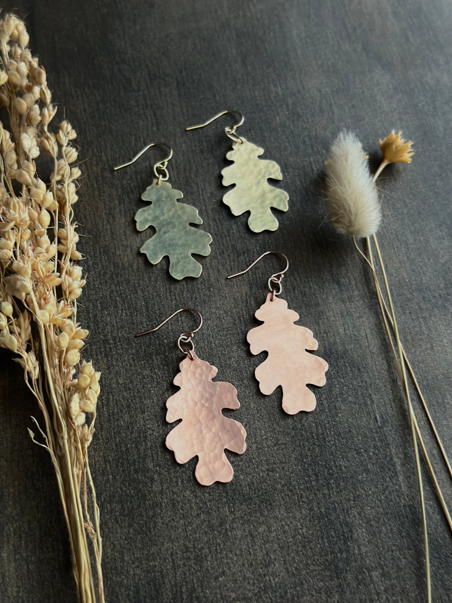 Handsawn Lil Oak Earrings