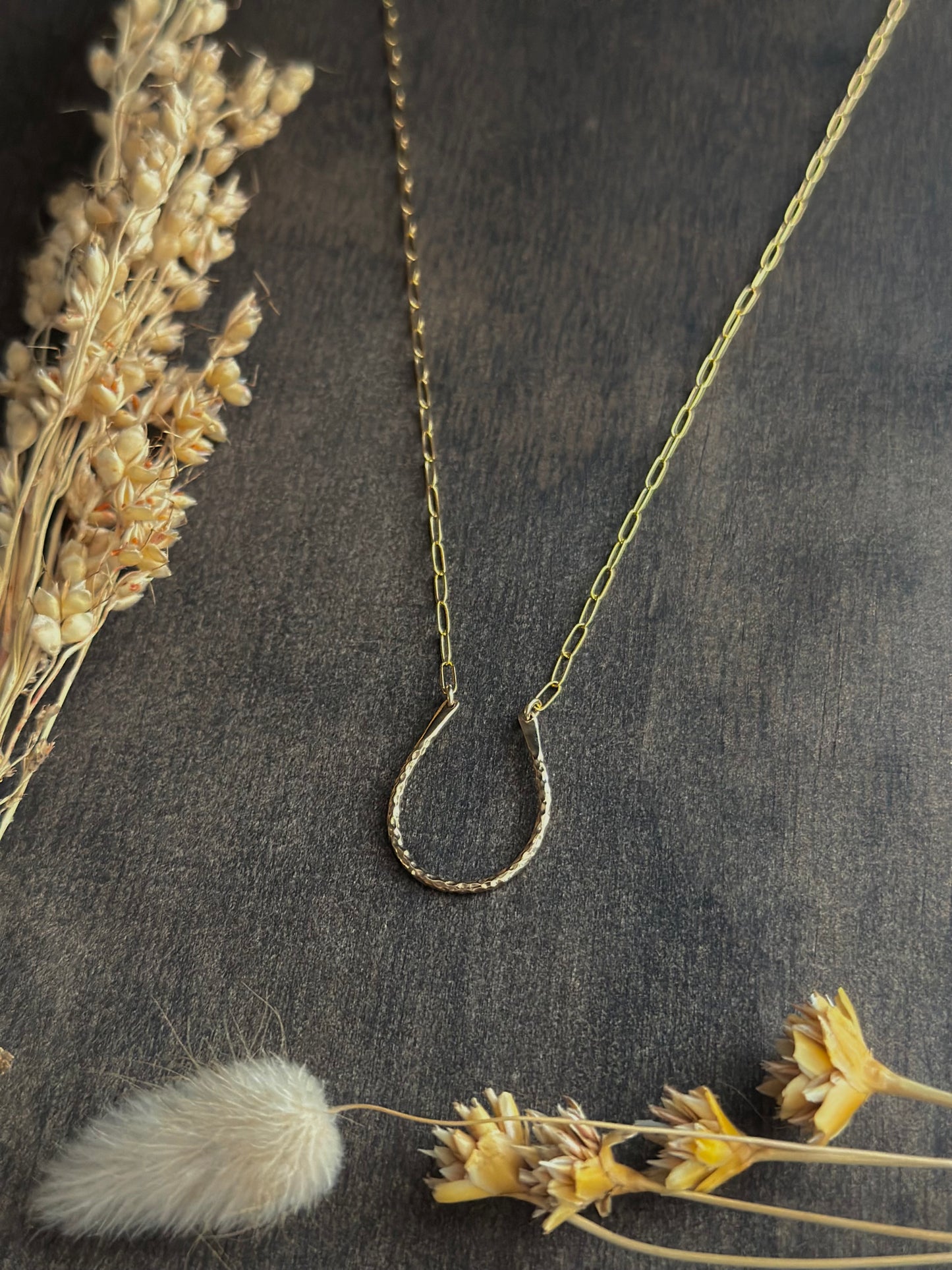 Charm/Ring Keeper Necklace (Gold)