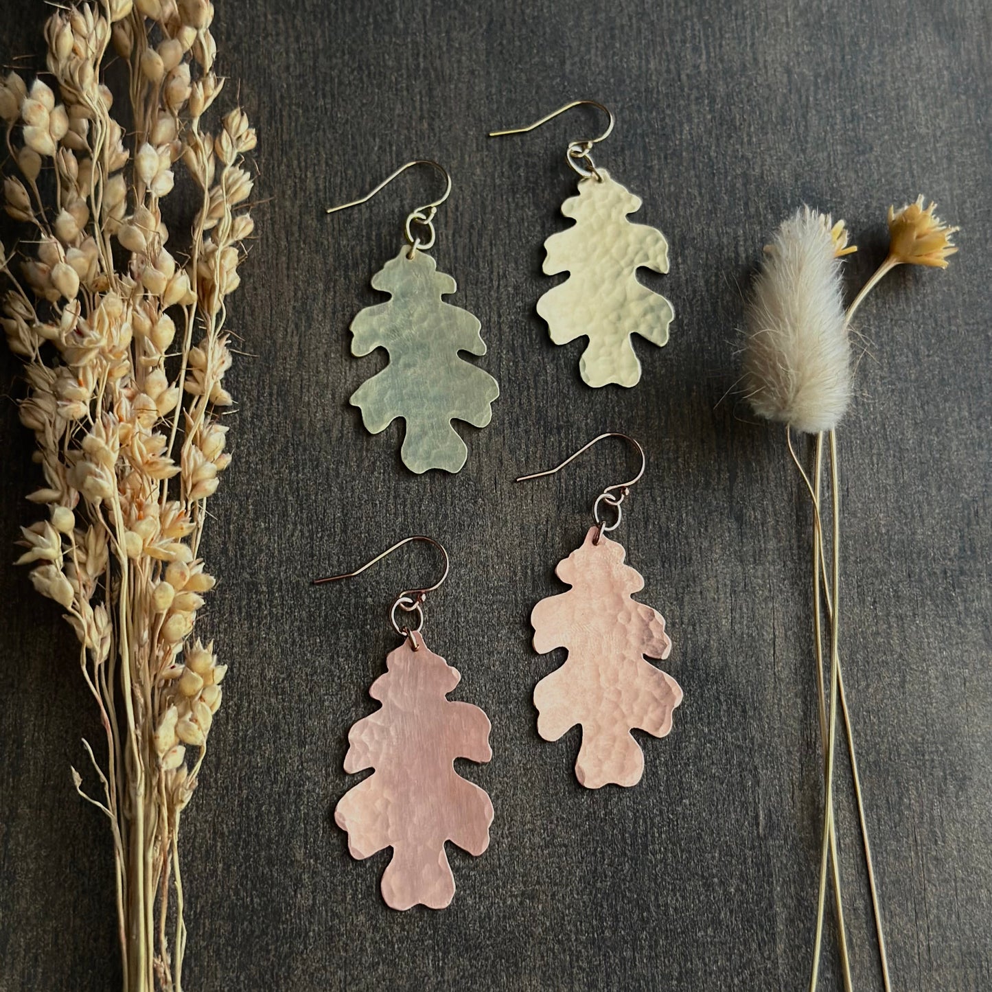 Handsawn Lil Oak Earrings