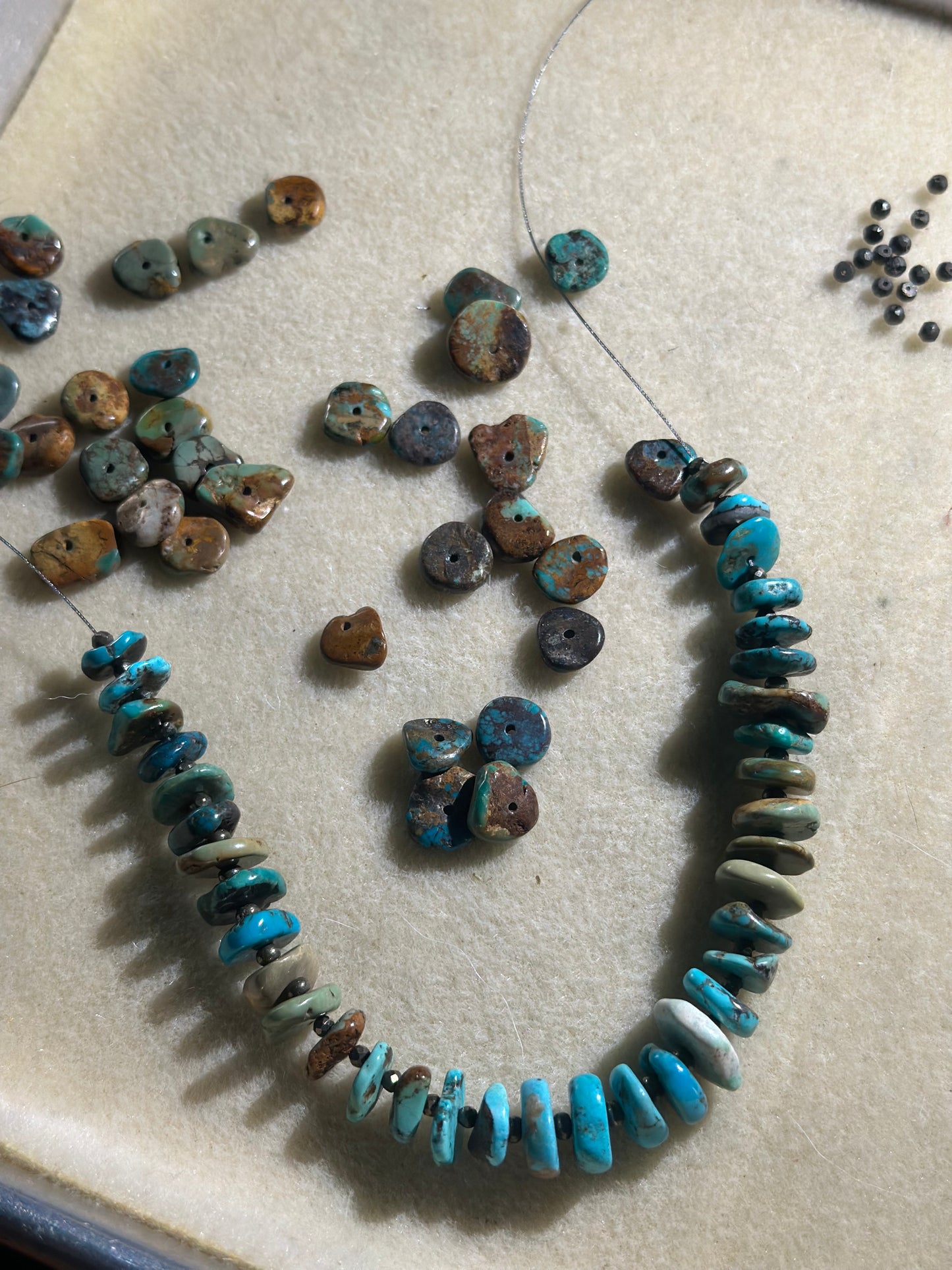 Turquoise Chip Necklace