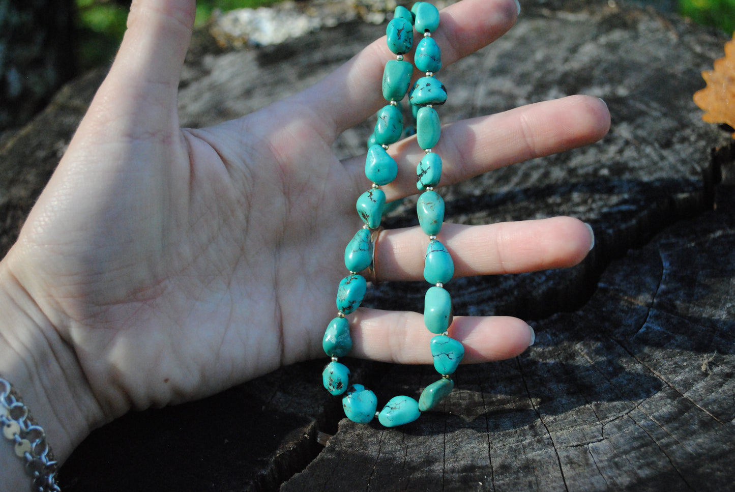 Nugget Hubei Turquoise Necklace