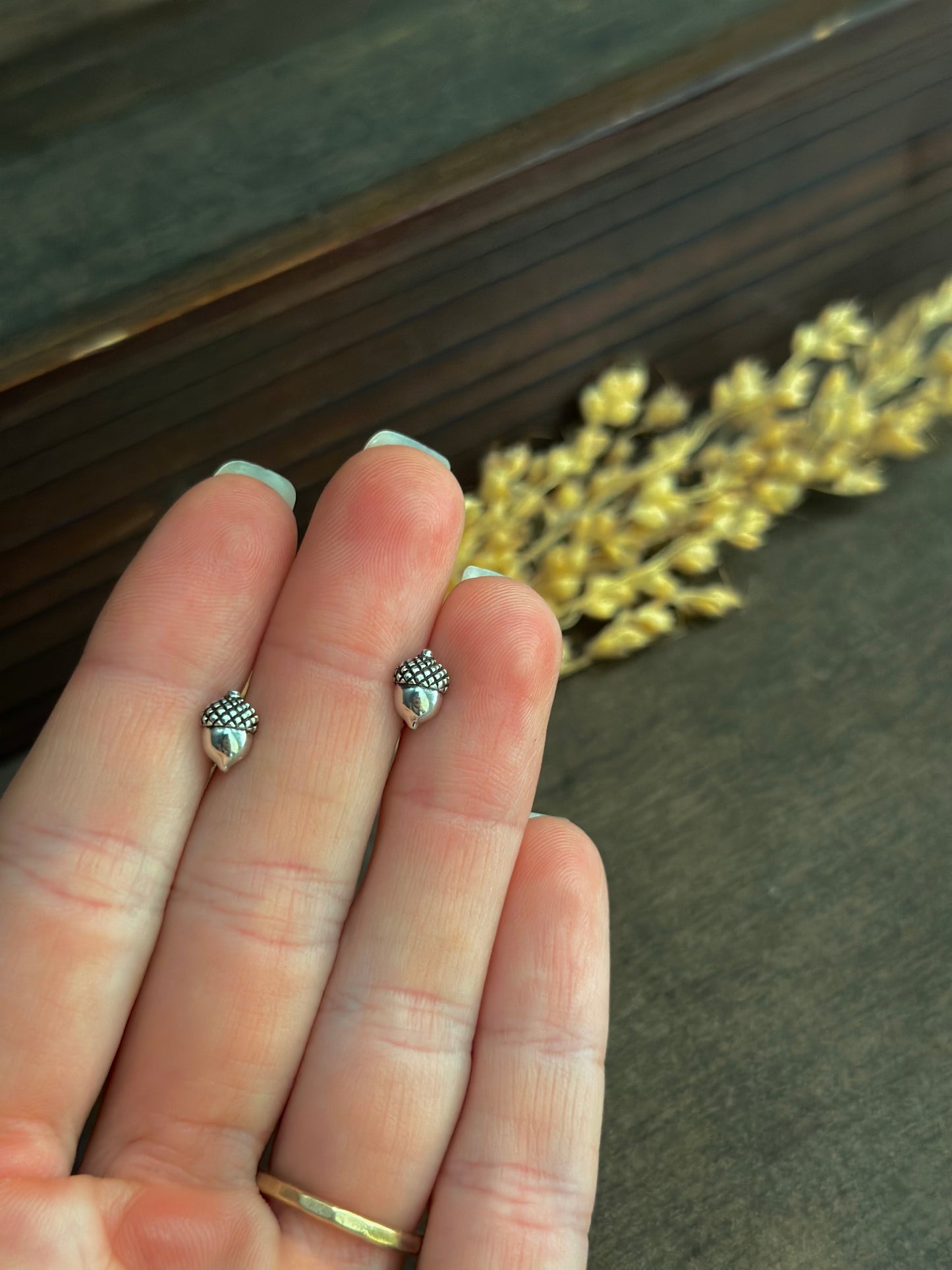 Acorn Stud Earrings