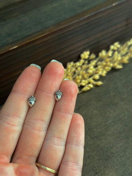 Acorn Stud Earrings