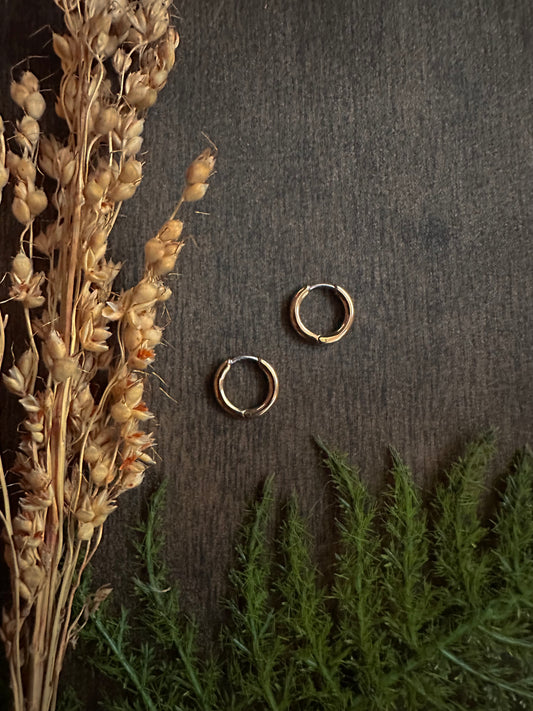 Bronze Huggie Hoops (11mm)