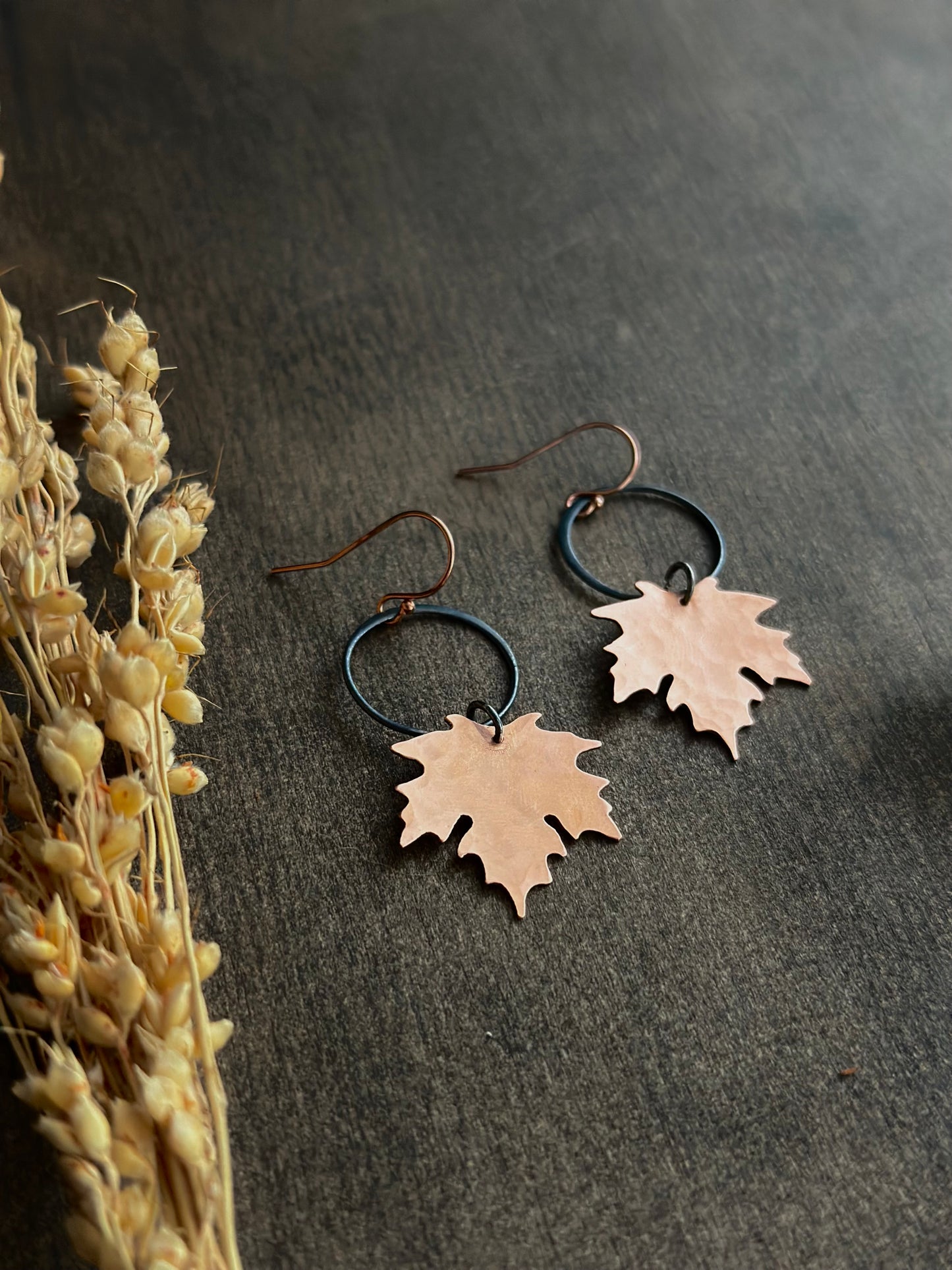 Handsawn Maple Drop Earrings