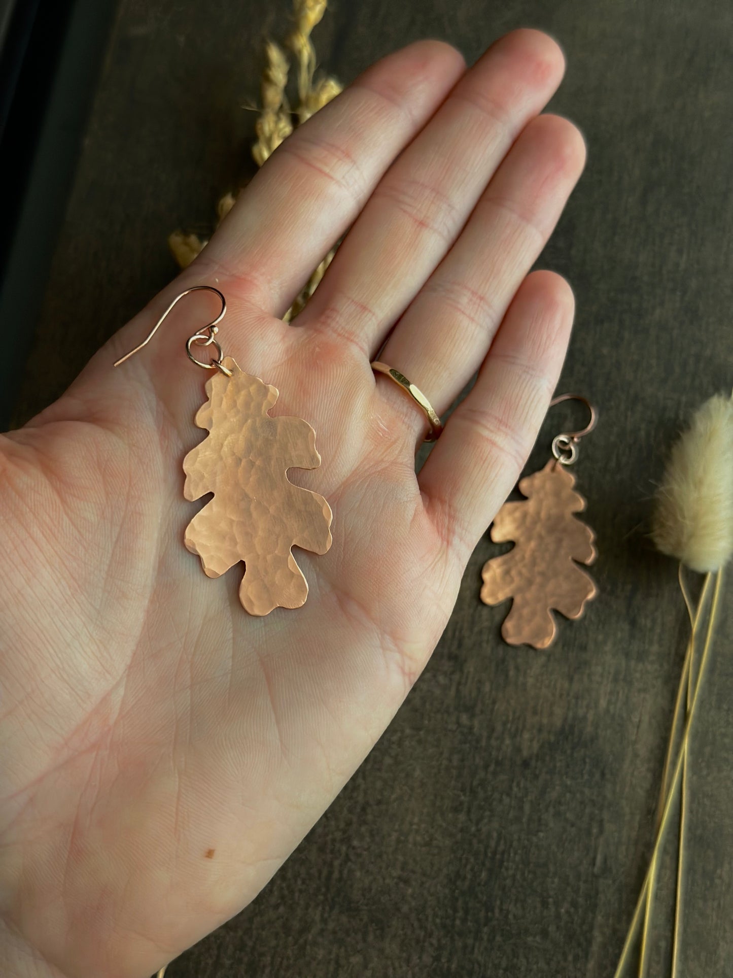 Handsawn Lil Oak Earrings