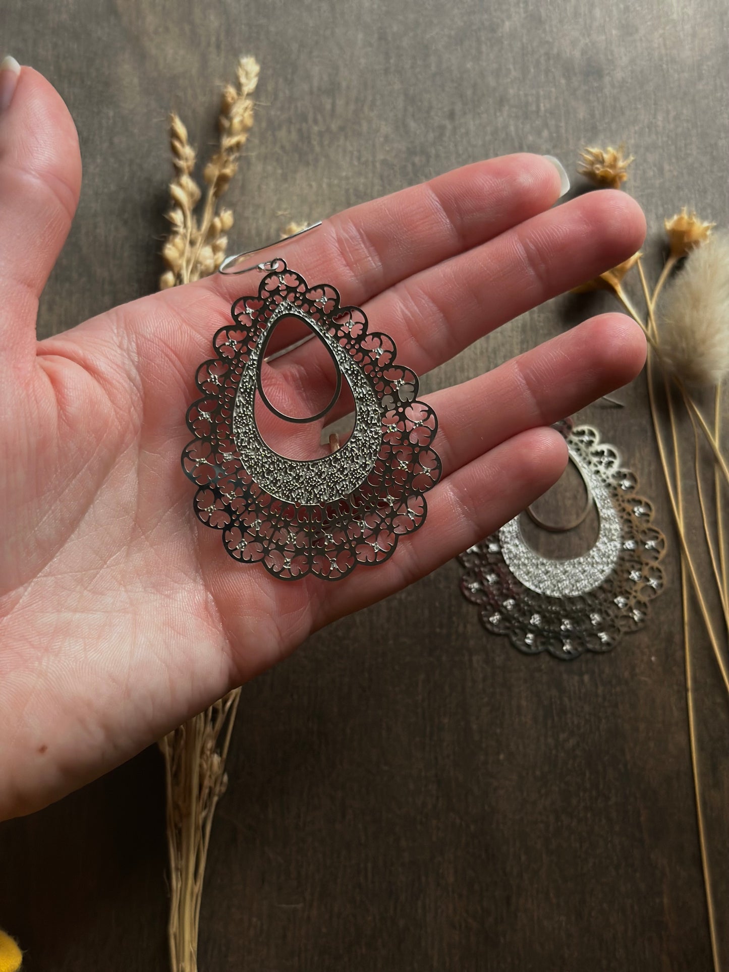 Mema’s Doily Earrings