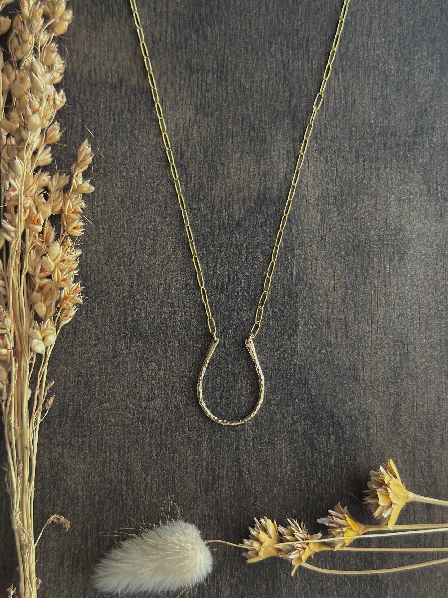 Charm/Ring Keeper Necklace (Gold)