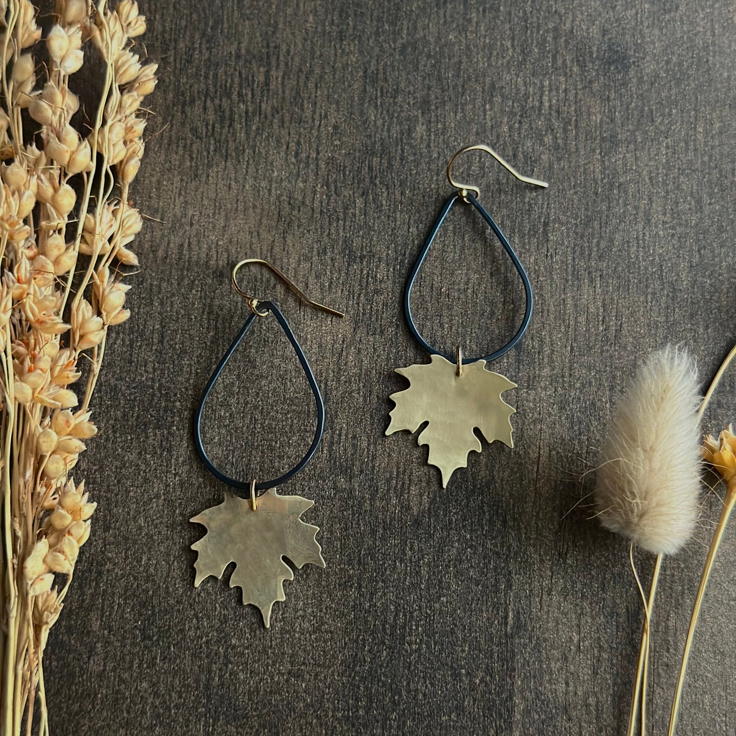 Handsawn Maple Drop Earrings