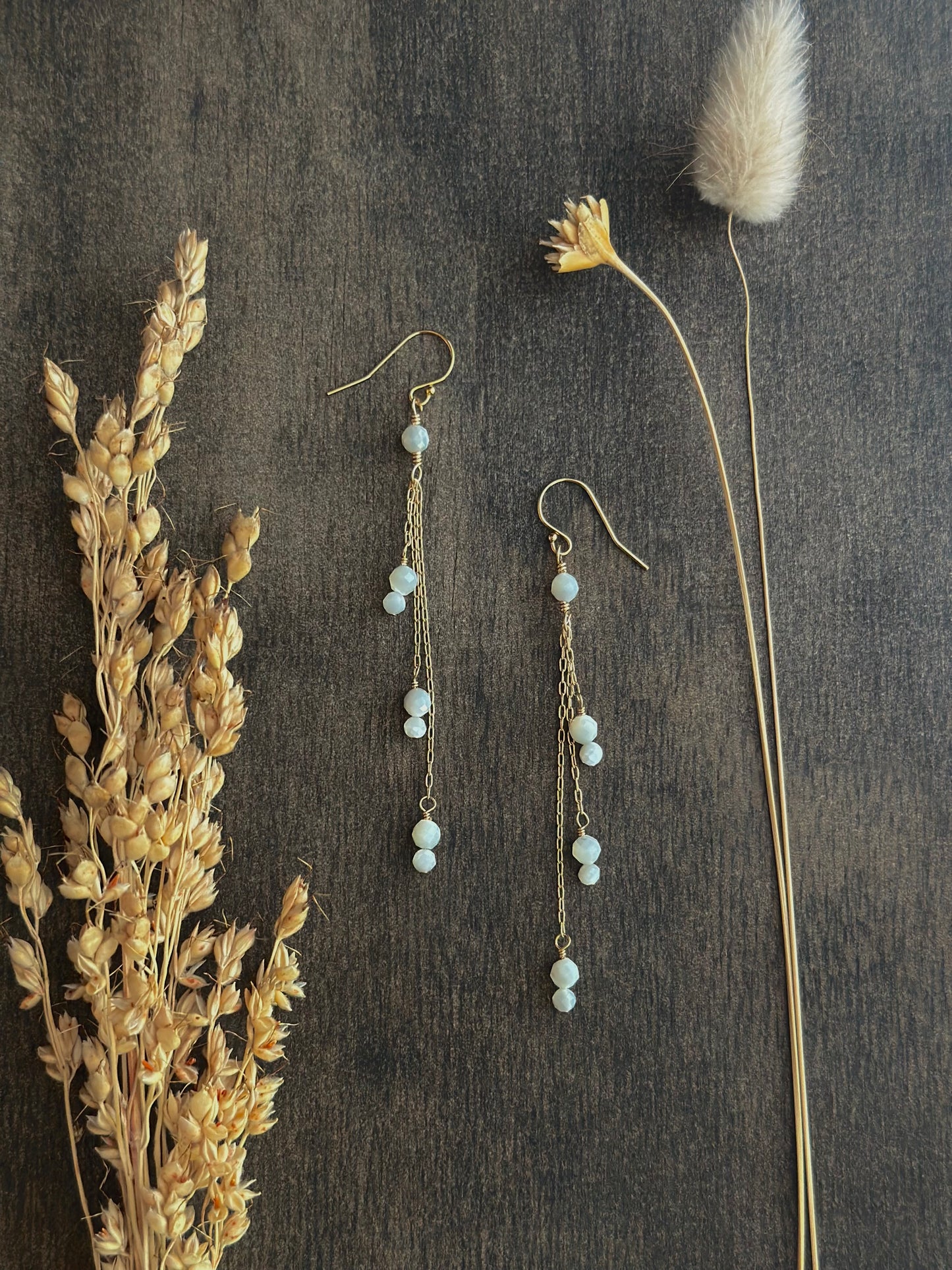 Mother of Pearl Waterfall Earrings