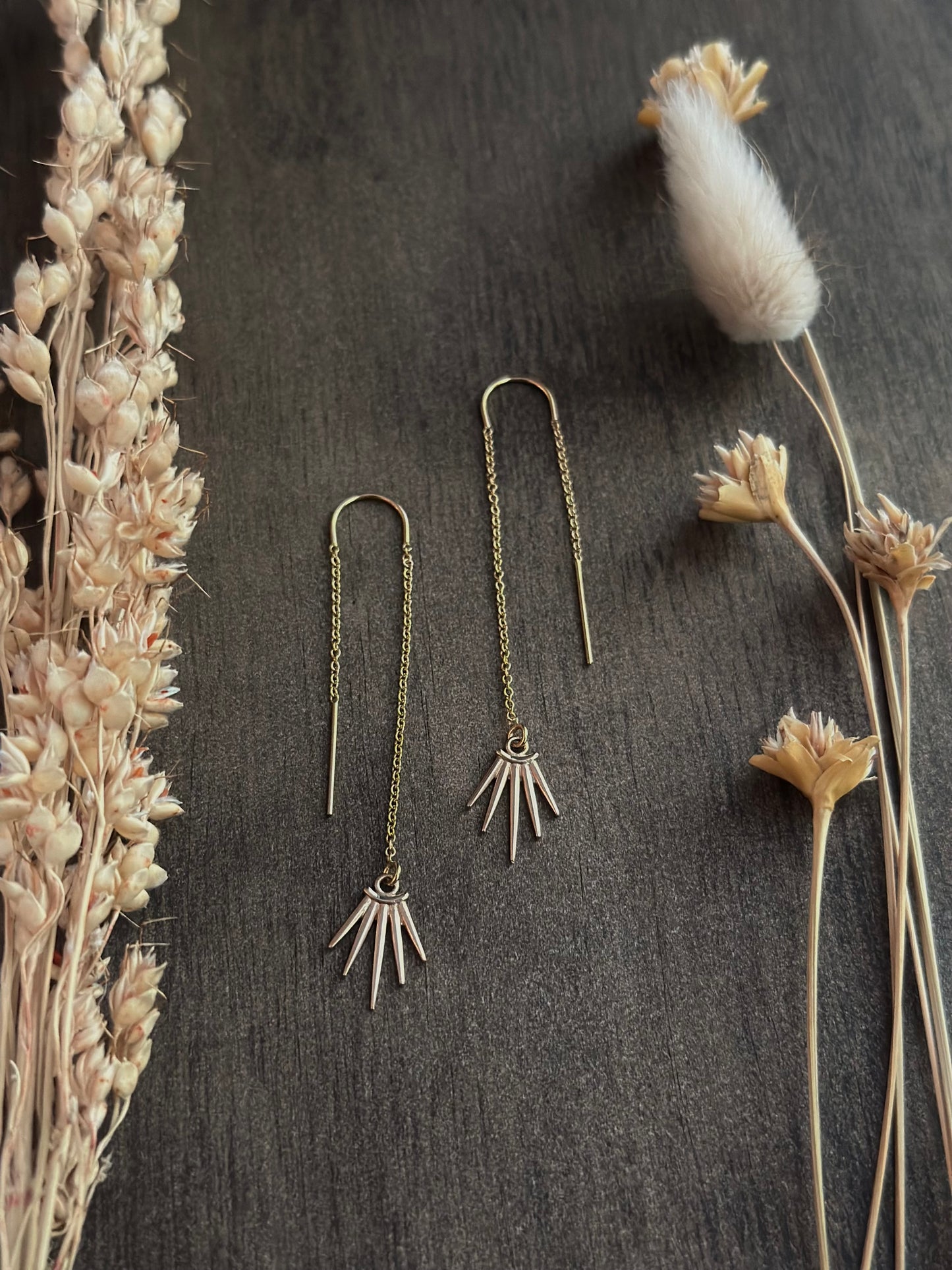 Spiked Threader Earrings