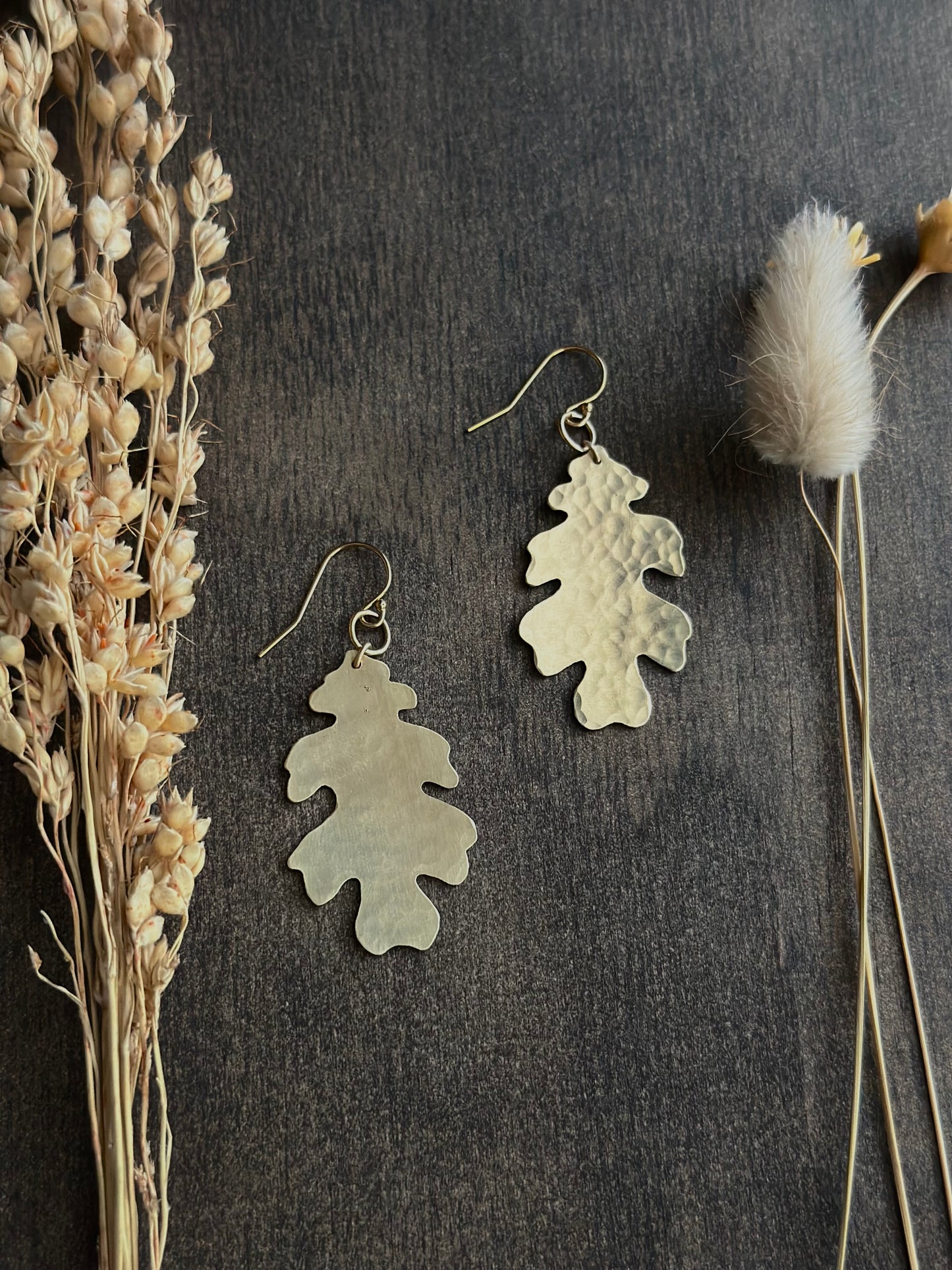 Handsawn Lil Oak Earrings