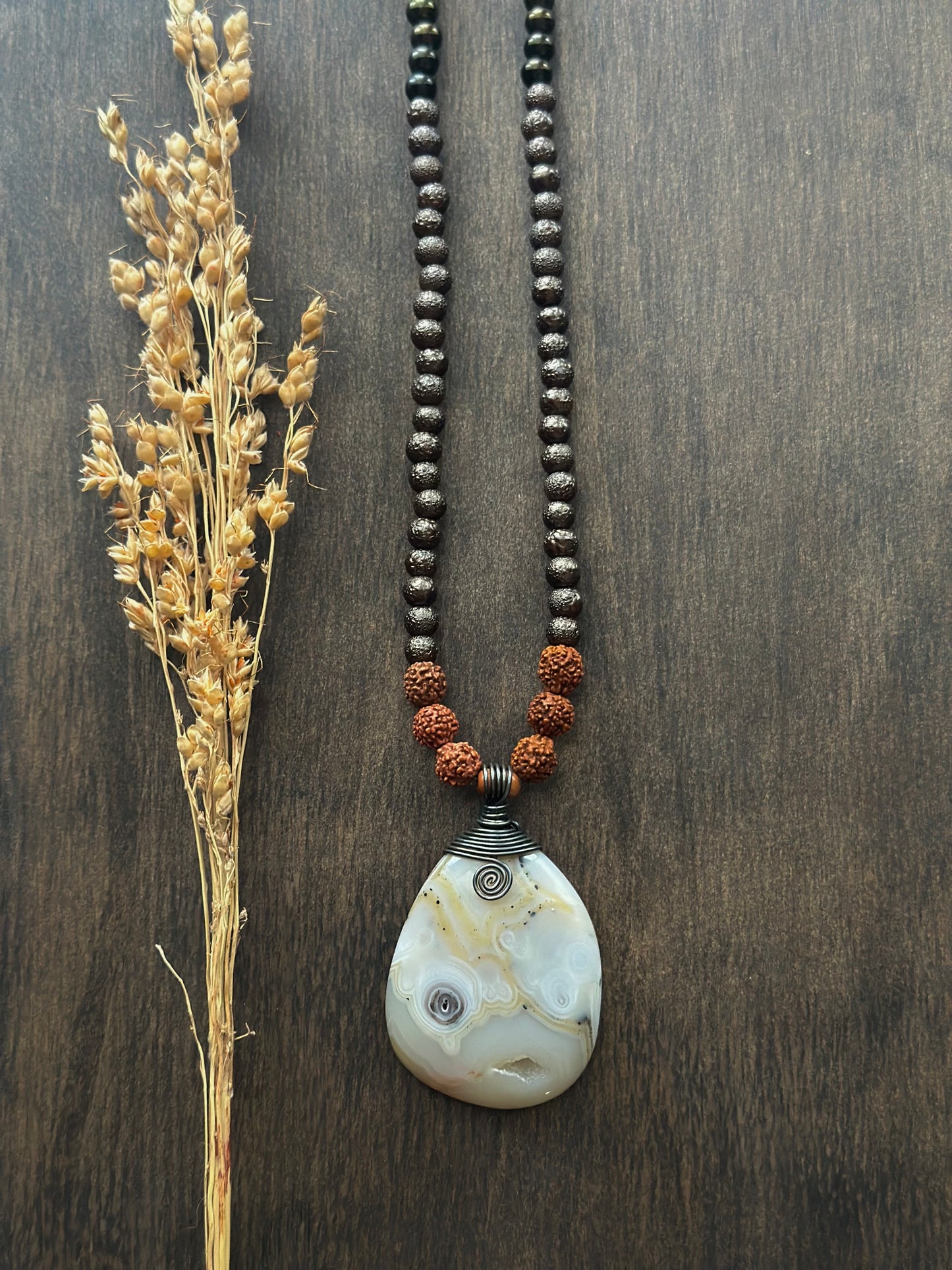 Lace Agate Necklace
