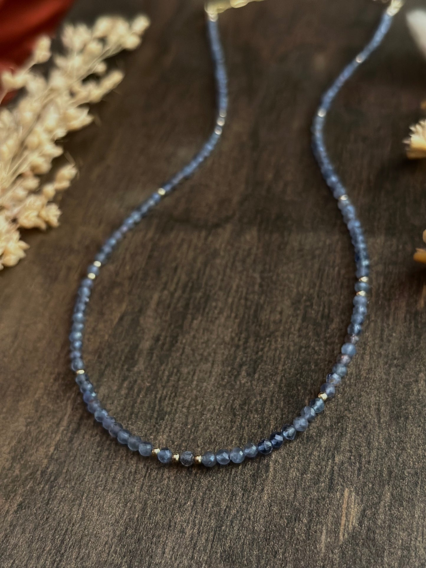 Sunstone Iolite Necklace
