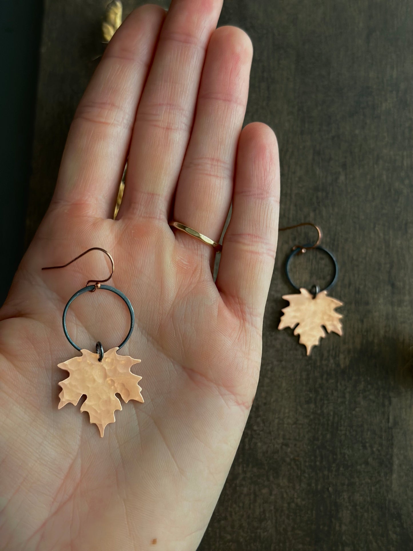 Handsawn Maple Drop Earrings