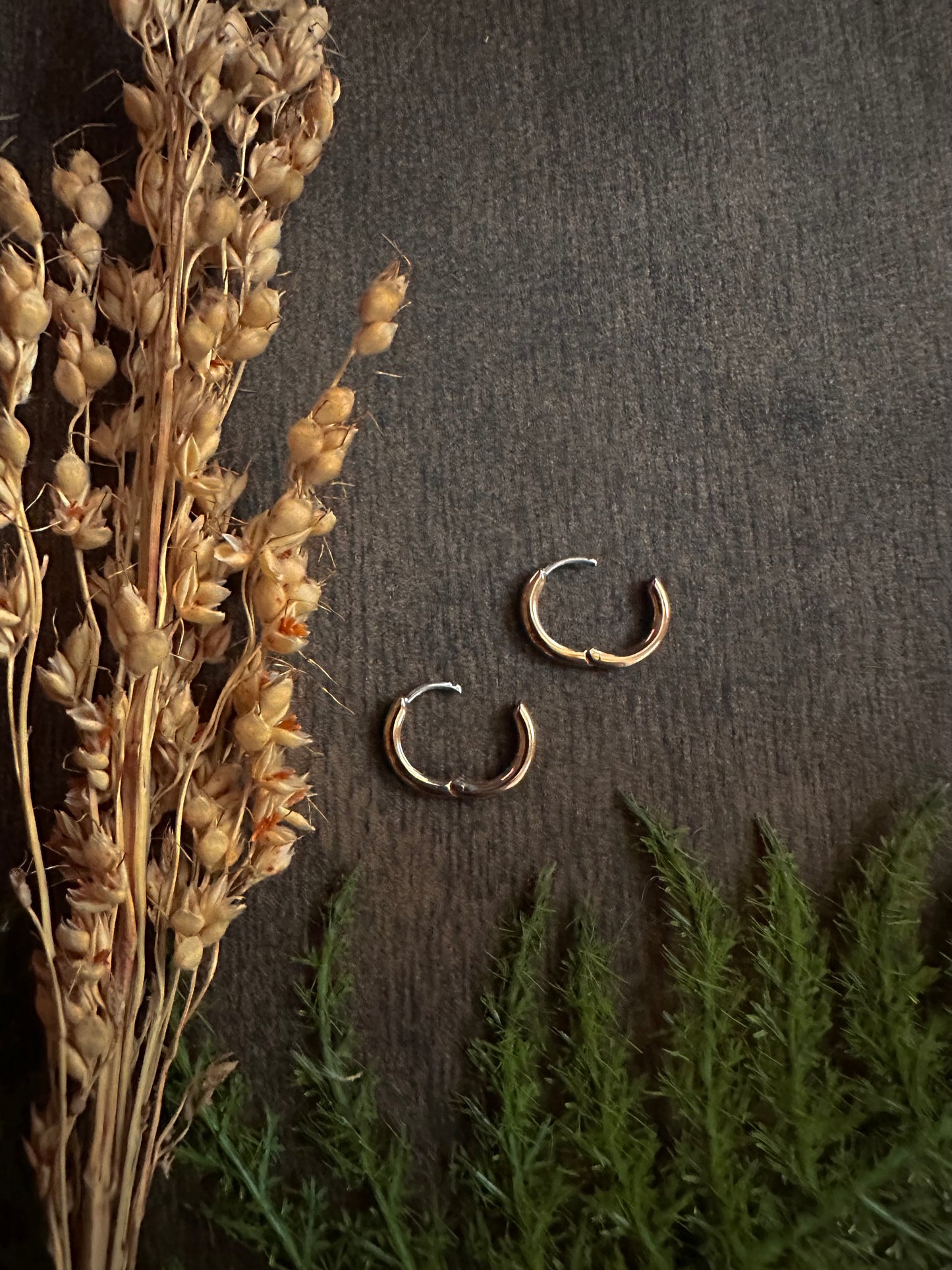 Bronze Huggie Hoops (11mm)