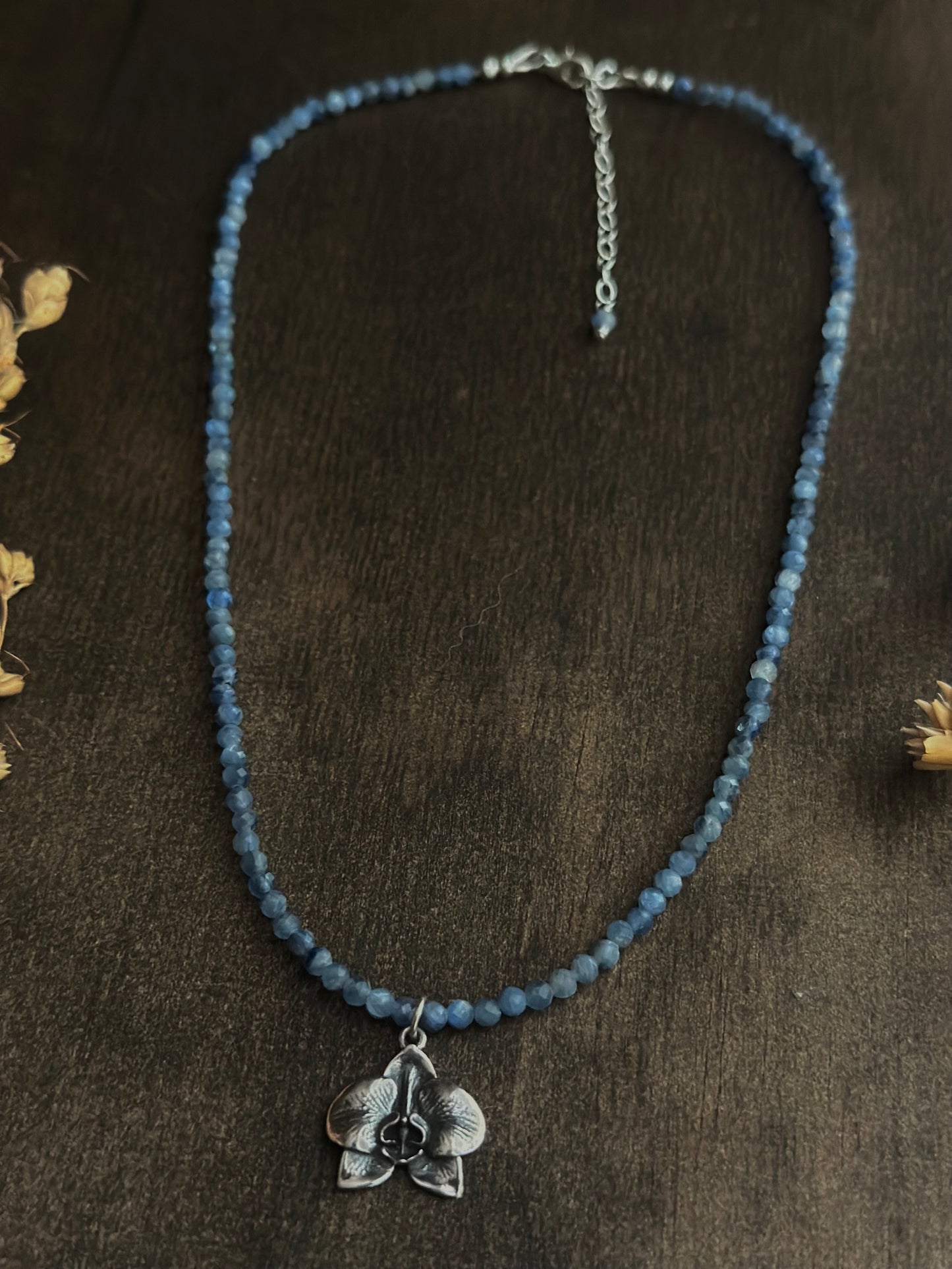 Kyanite Orchid Necklace