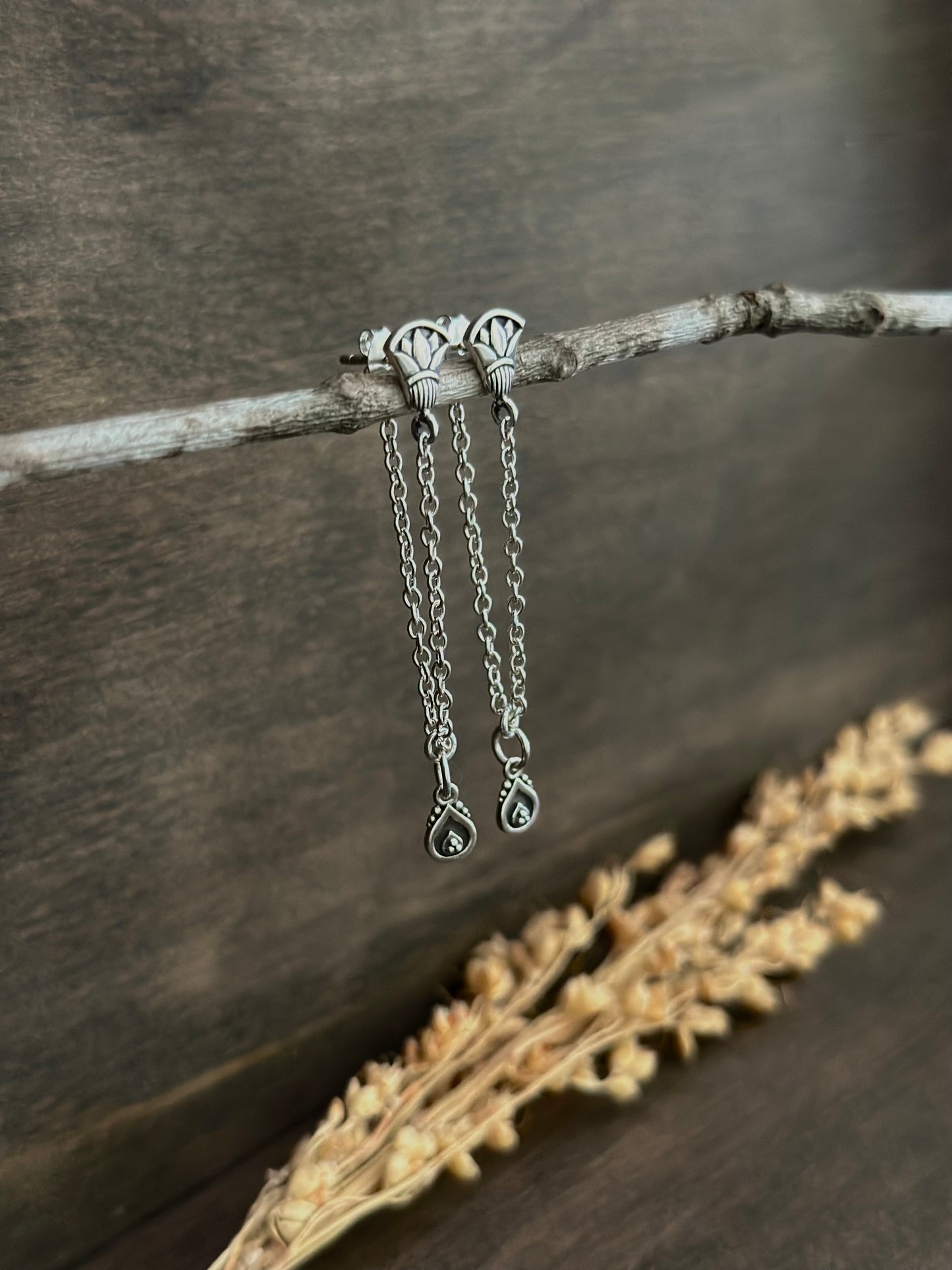 Lotus Swing Earrings