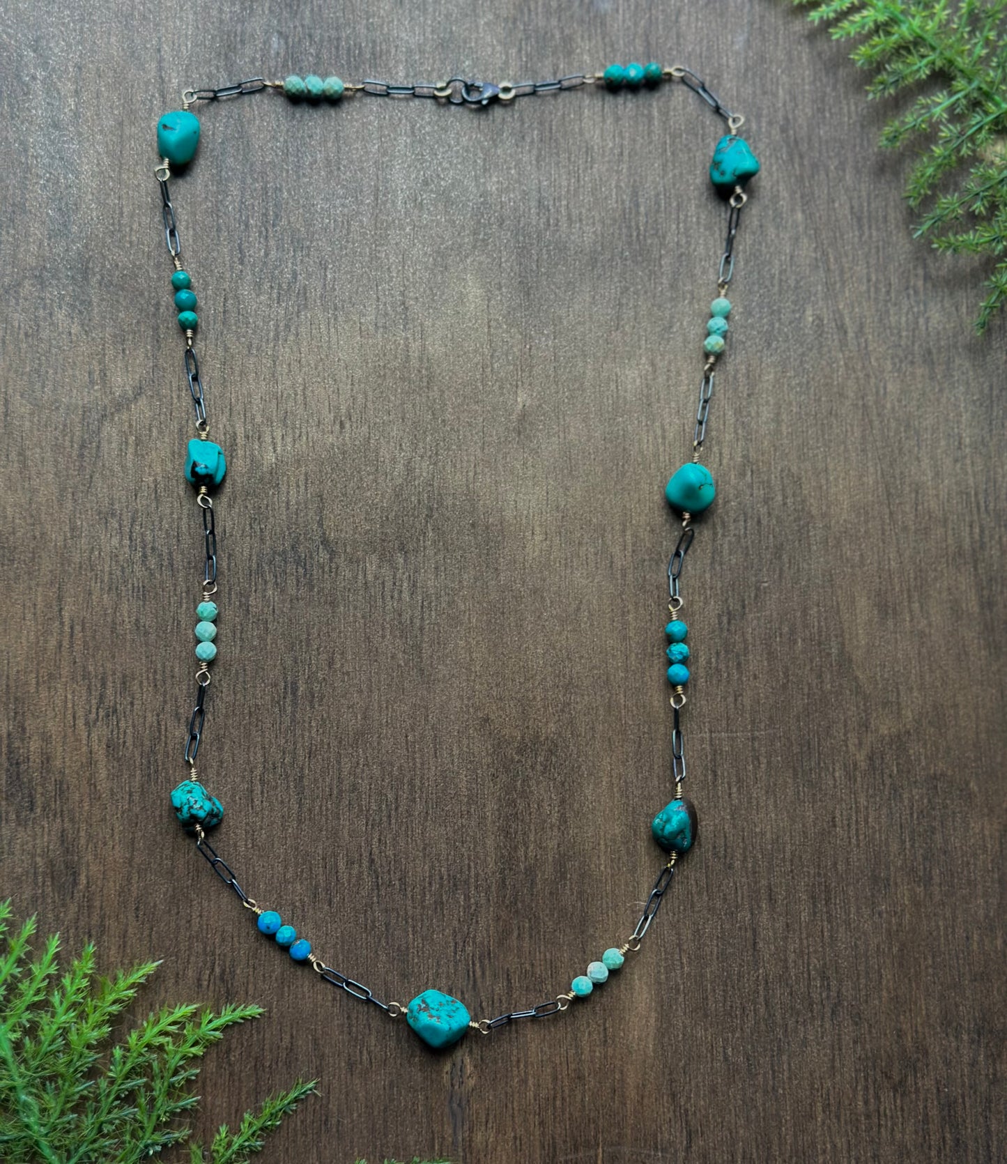 Mixed Turquoise Necklace