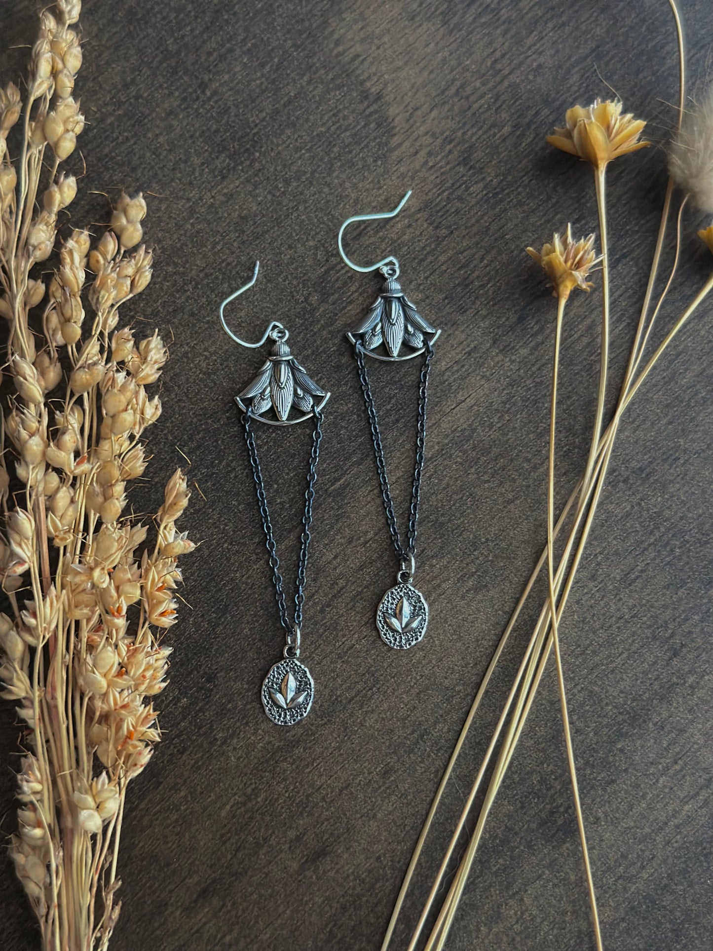 Lotus Swing Earrings