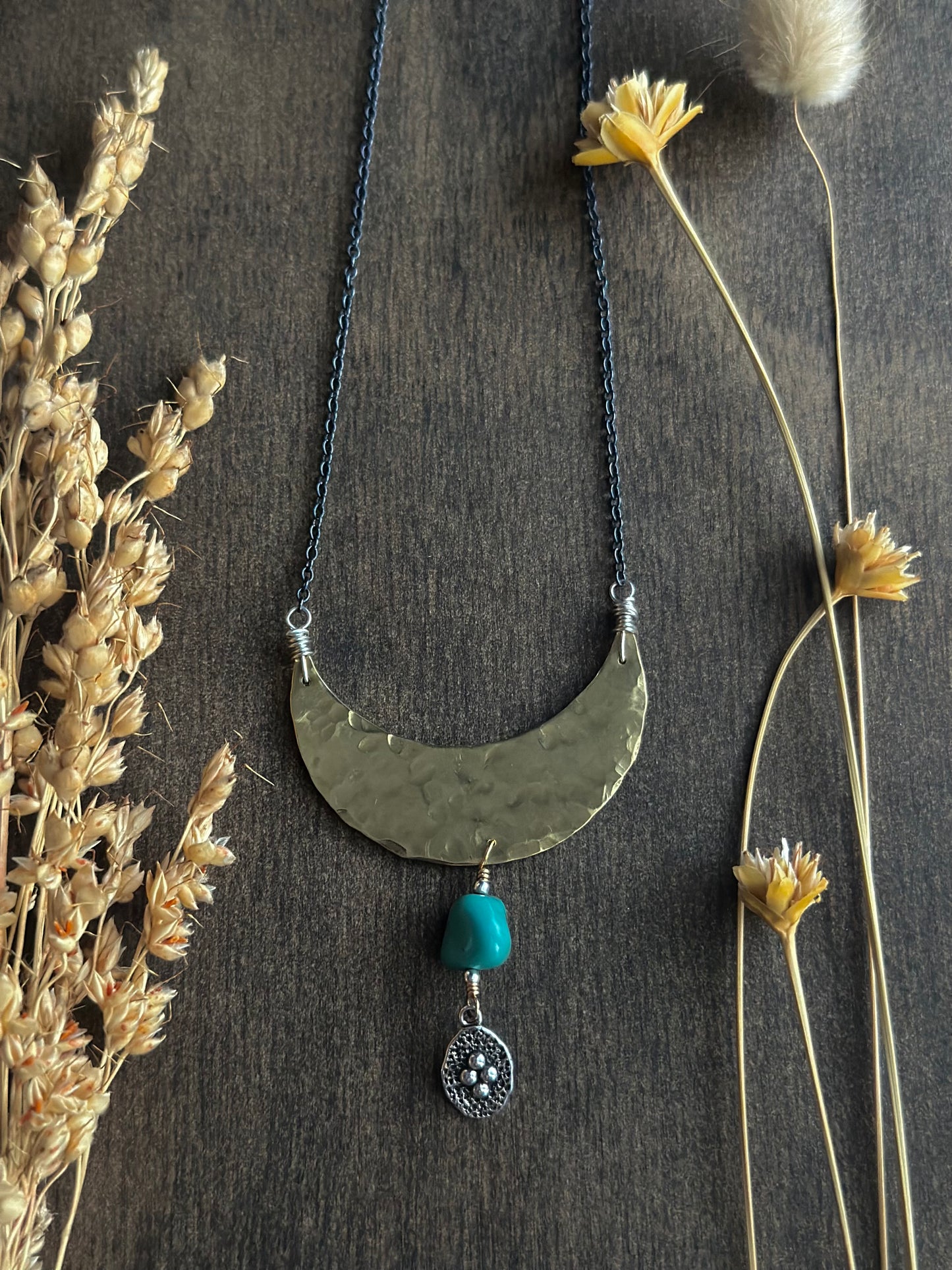 Hubei Turquoise Statement Necklace
