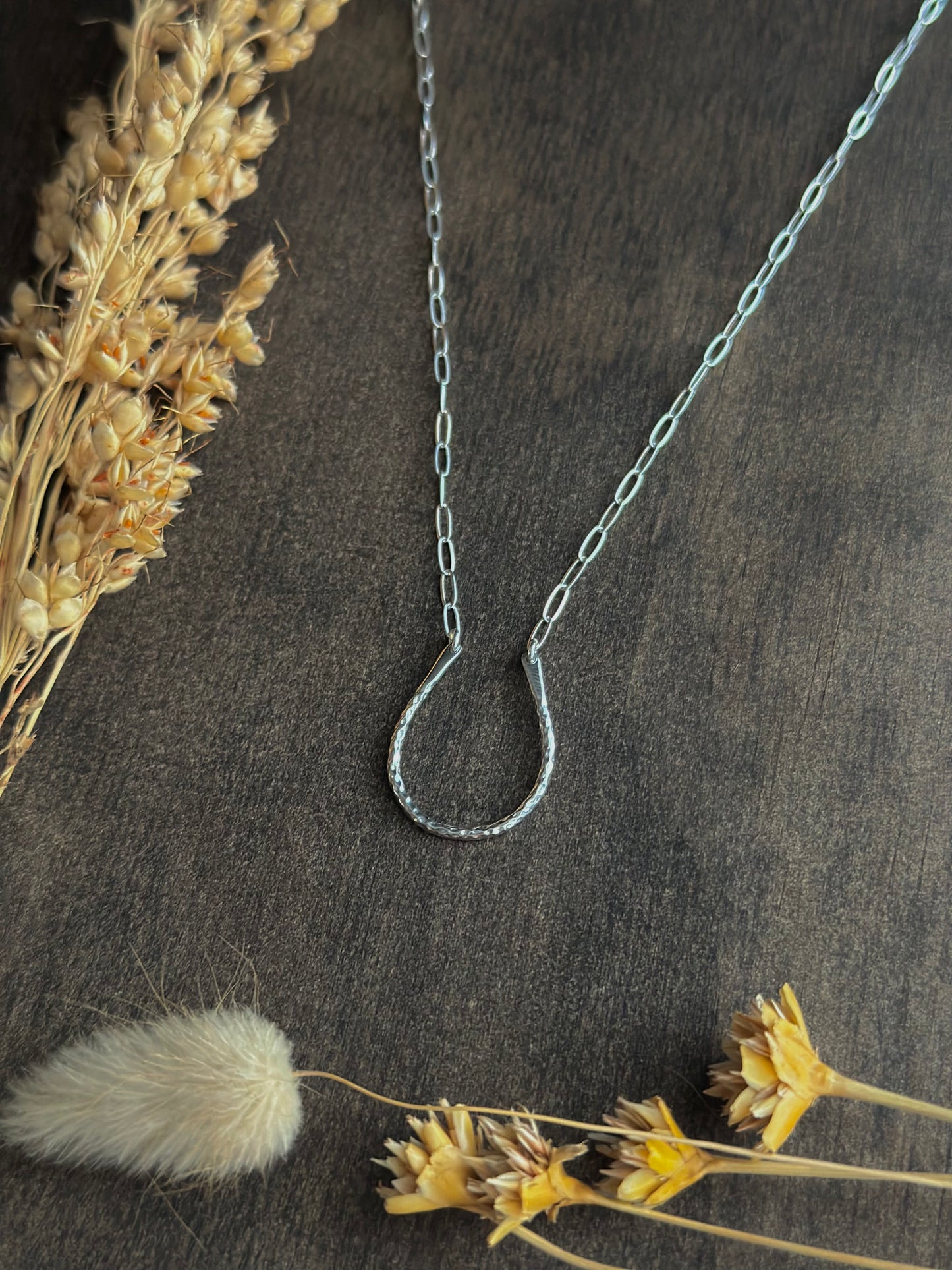 Charm/Ring Keeper Necklace (Silver)