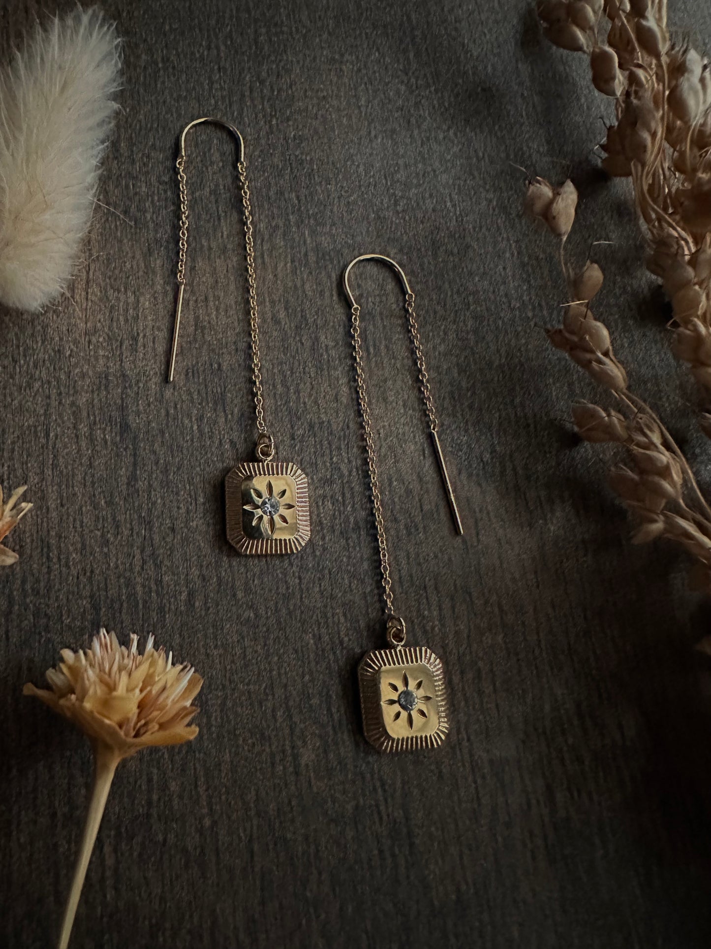 Starburst Threader Earrings