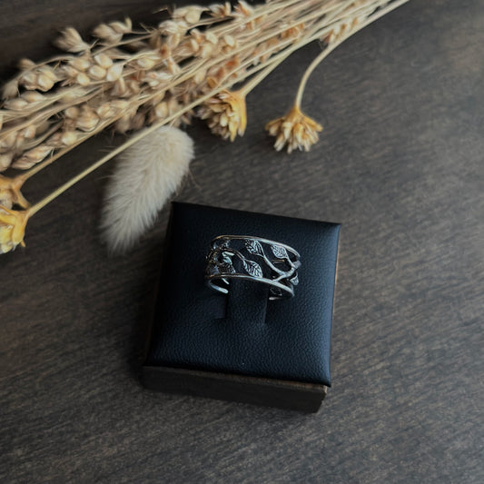 Twigs & Leaves Ring - size 5