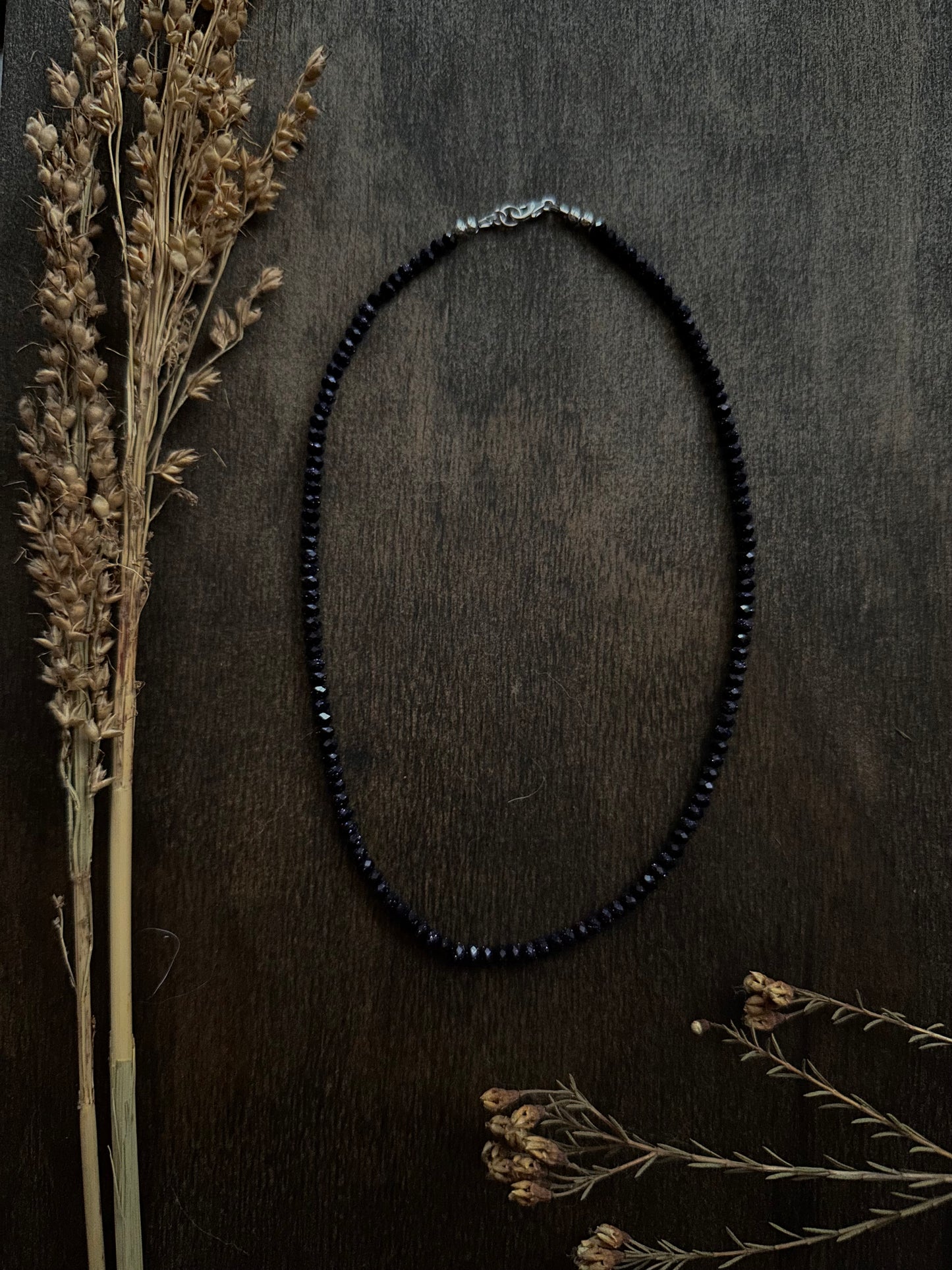 Blue Goldstone Necklace