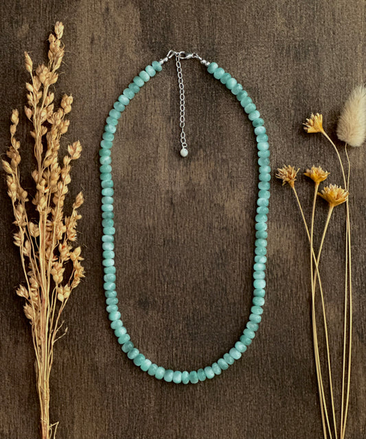 Moonstone Strand Necklace