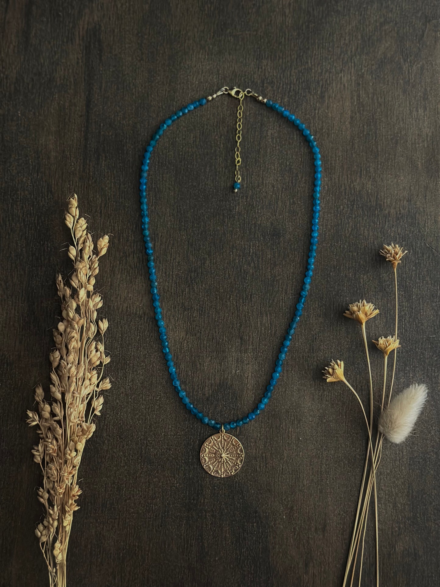 Apatite Sun Relic Necklace