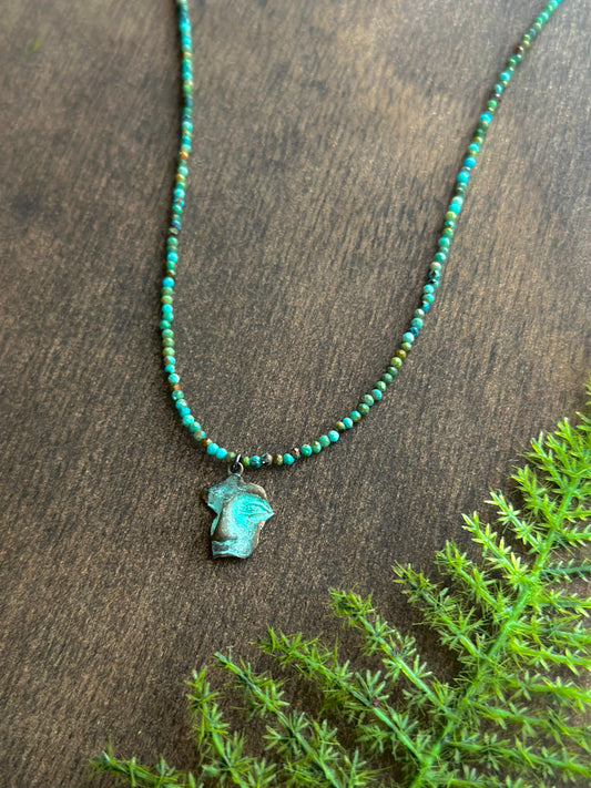 Oracle and Turquoise Necklace