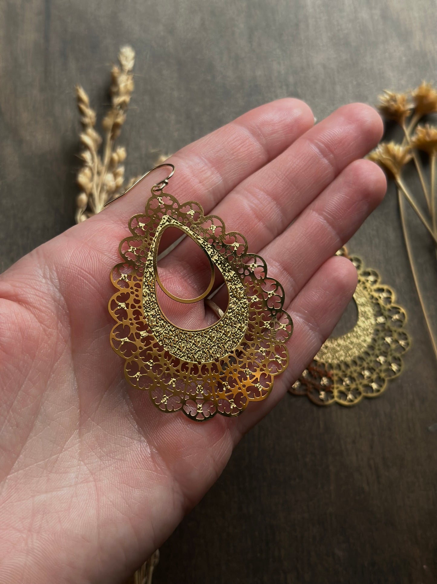 Mema’s Doily Earrings