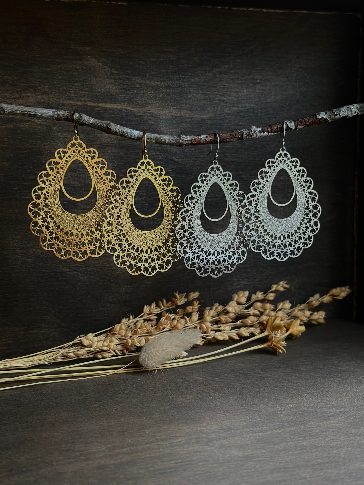 Mema’s Doily Earrings