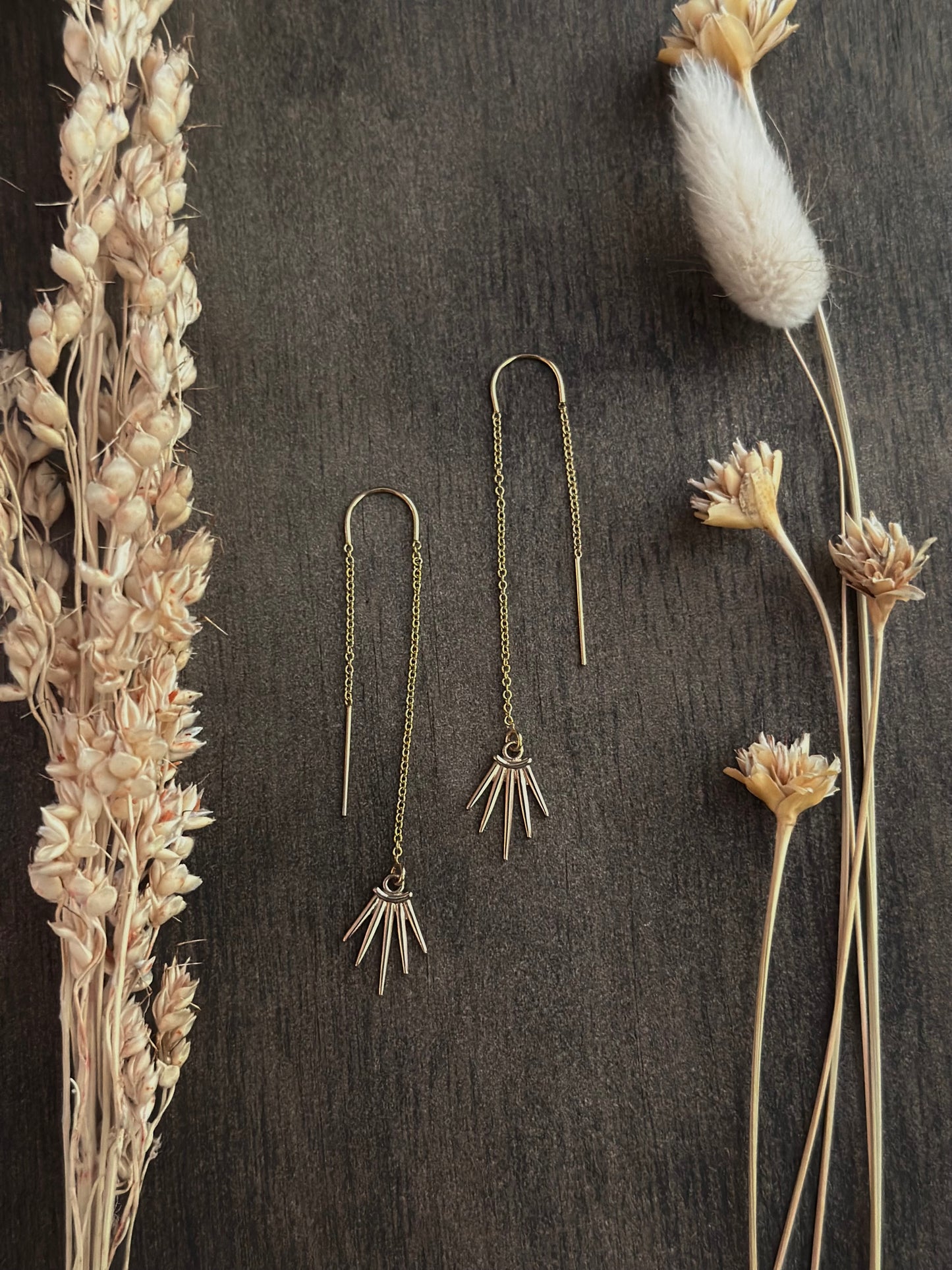 Spiked Threader Earrings