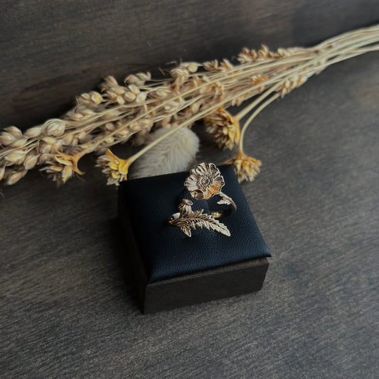 Poppy Ring (Bronze)