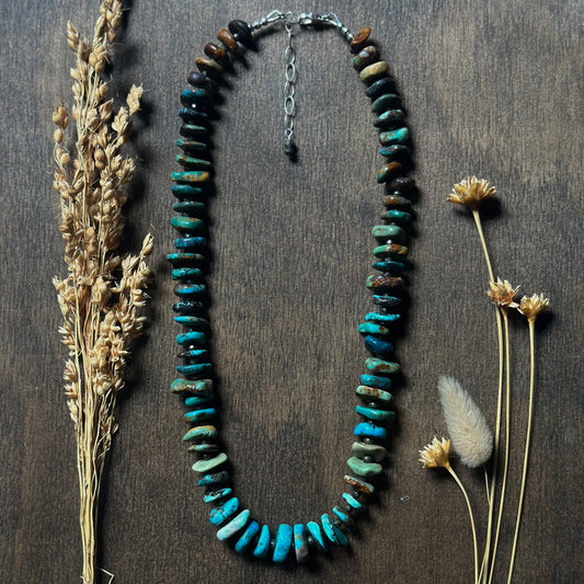 Turquoise Chip Necklace