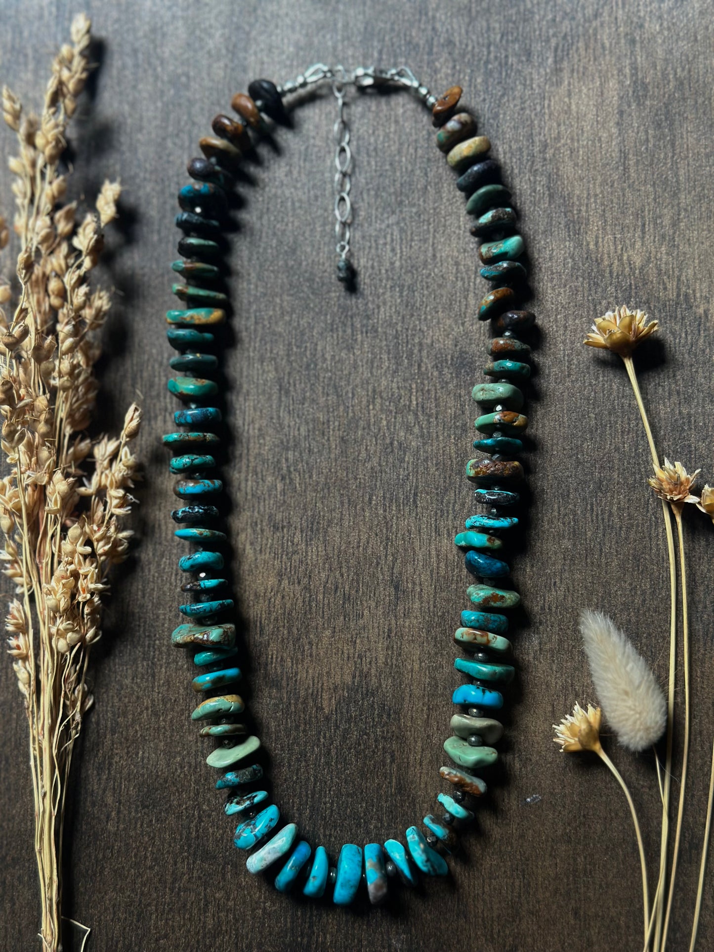Turquoise Chip Necklace