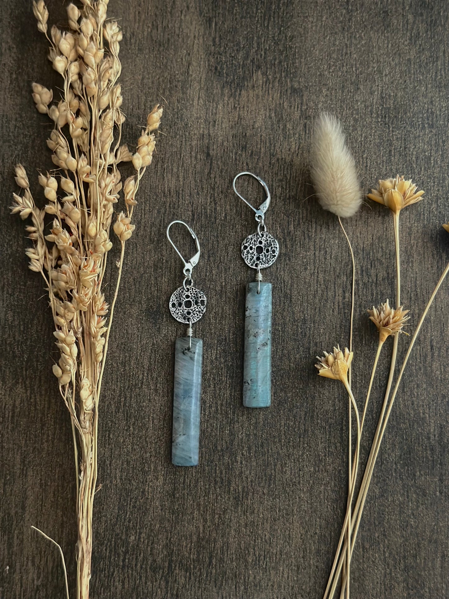 Labradorite Relic Earrings