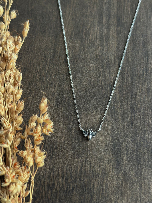 Tiny Bee Necklace