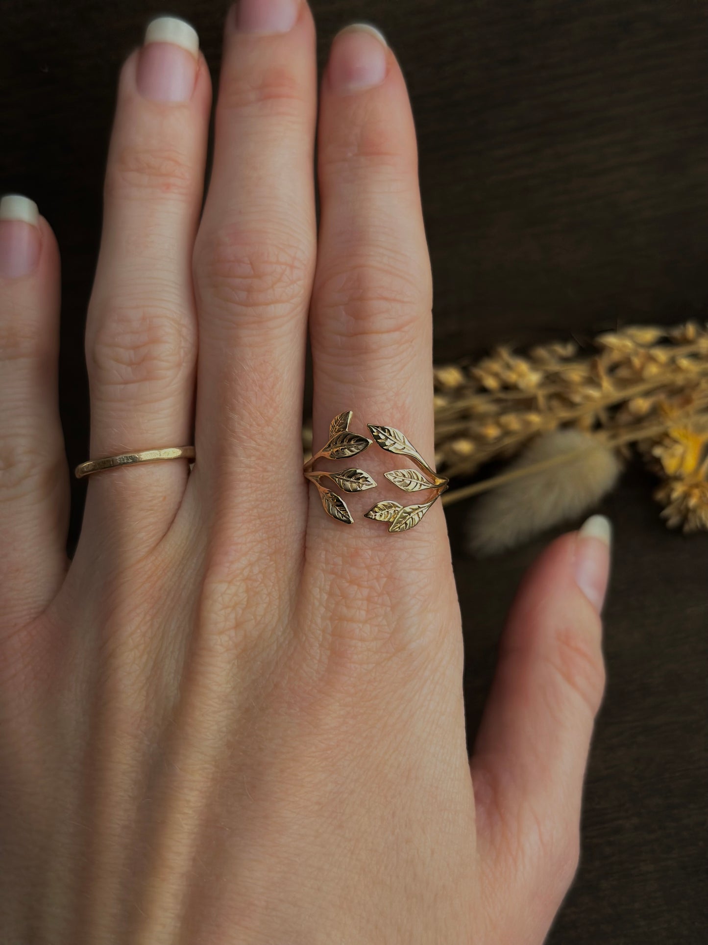 Leaf Cluster Ring (Bronze)