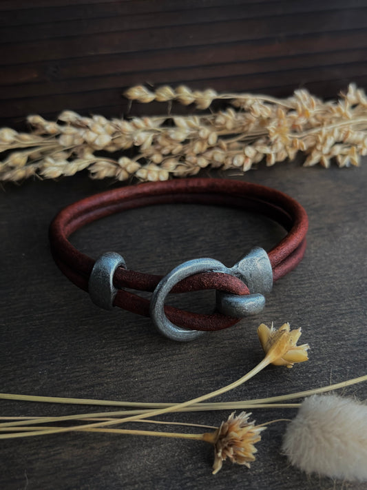 Leather Loop Bracelet 004