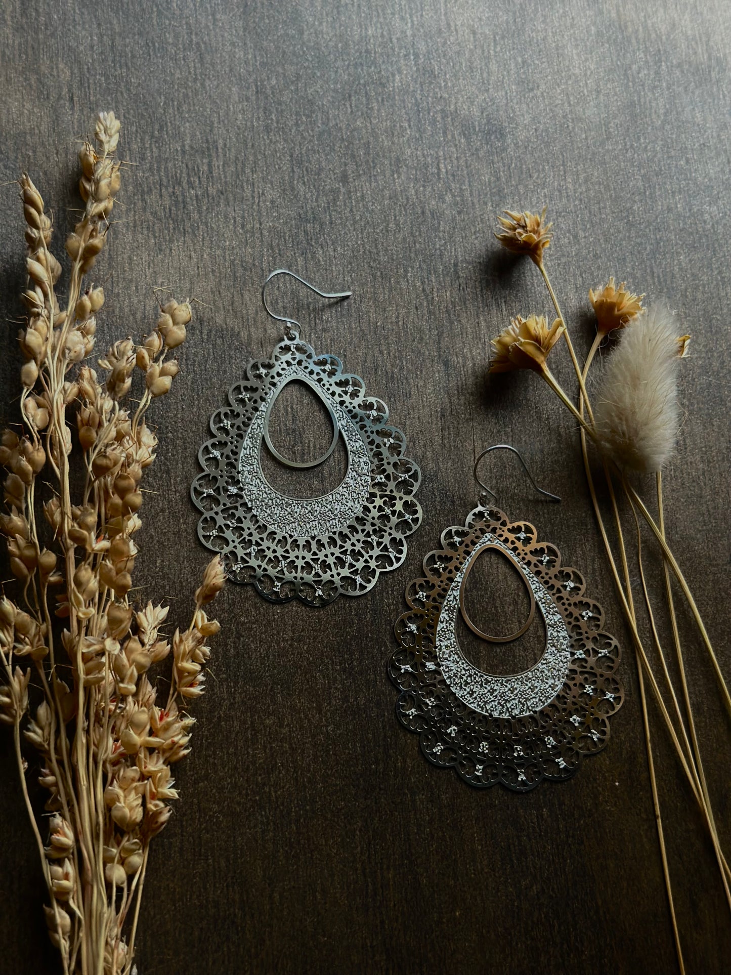 Mema’s Doily Earrings
