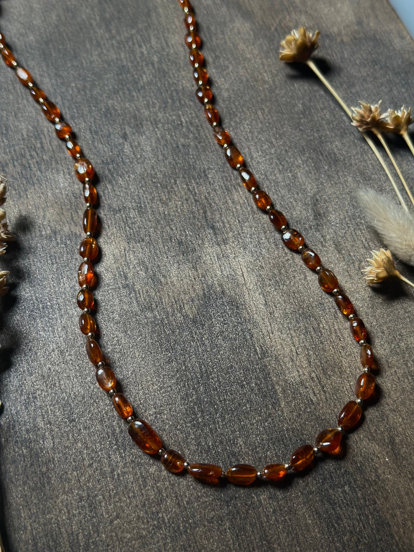 Orange Kyanite Necklace