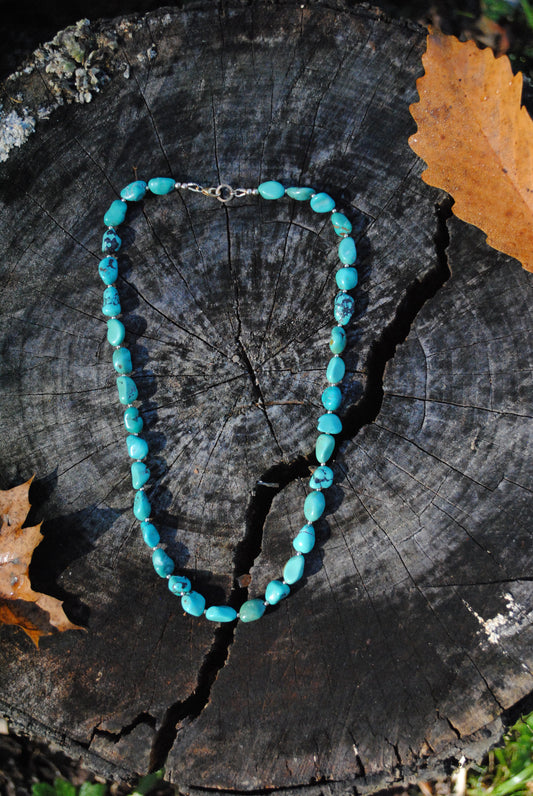 Nugget Hubei Turquoise Necklace