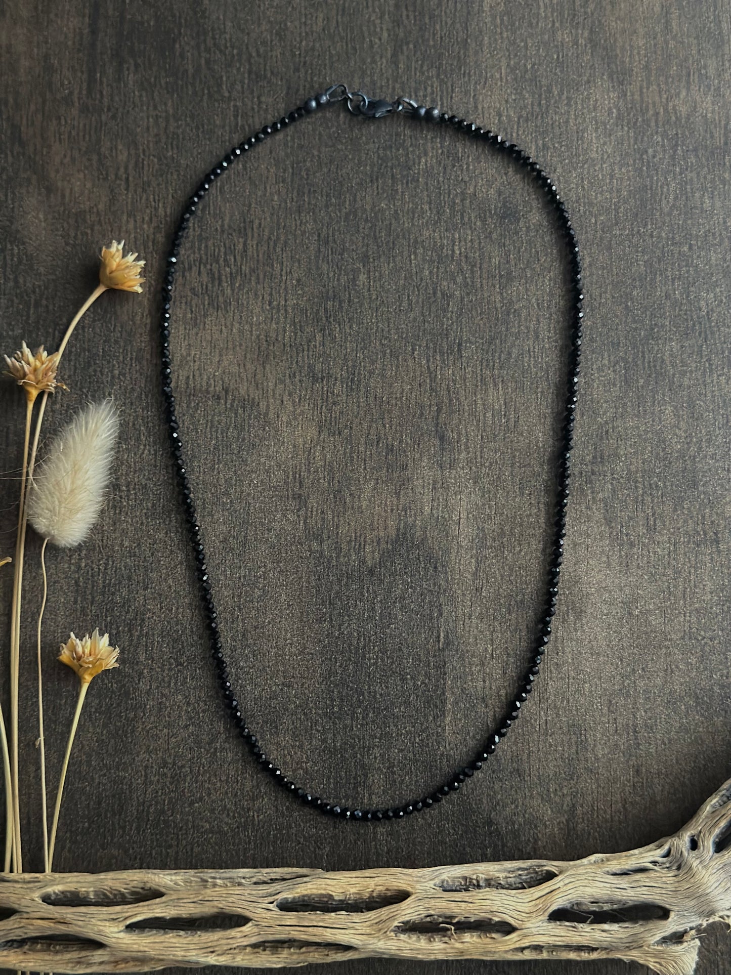 Black Spinel Necklace