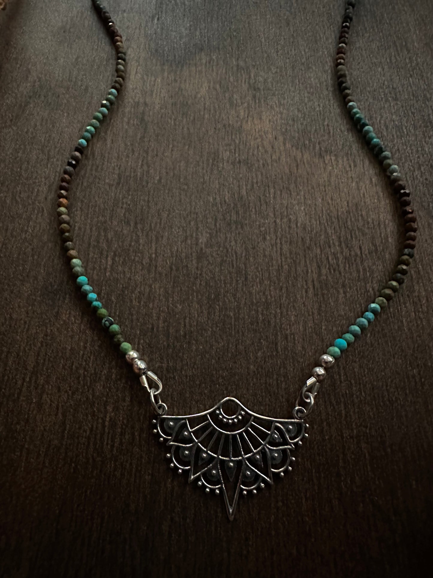 Mandala Turquoise Necklace