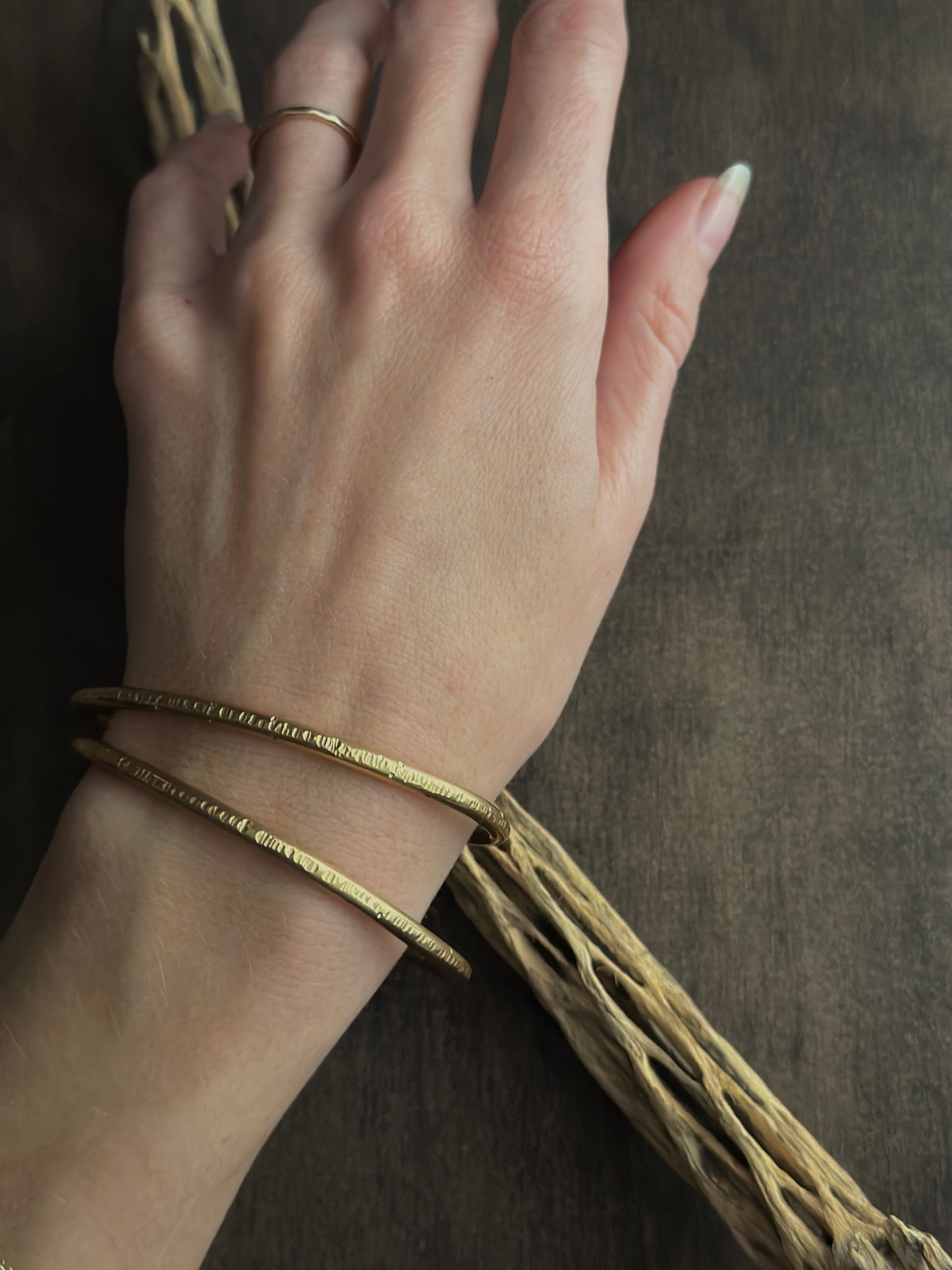 Brass Cuff Bracelet