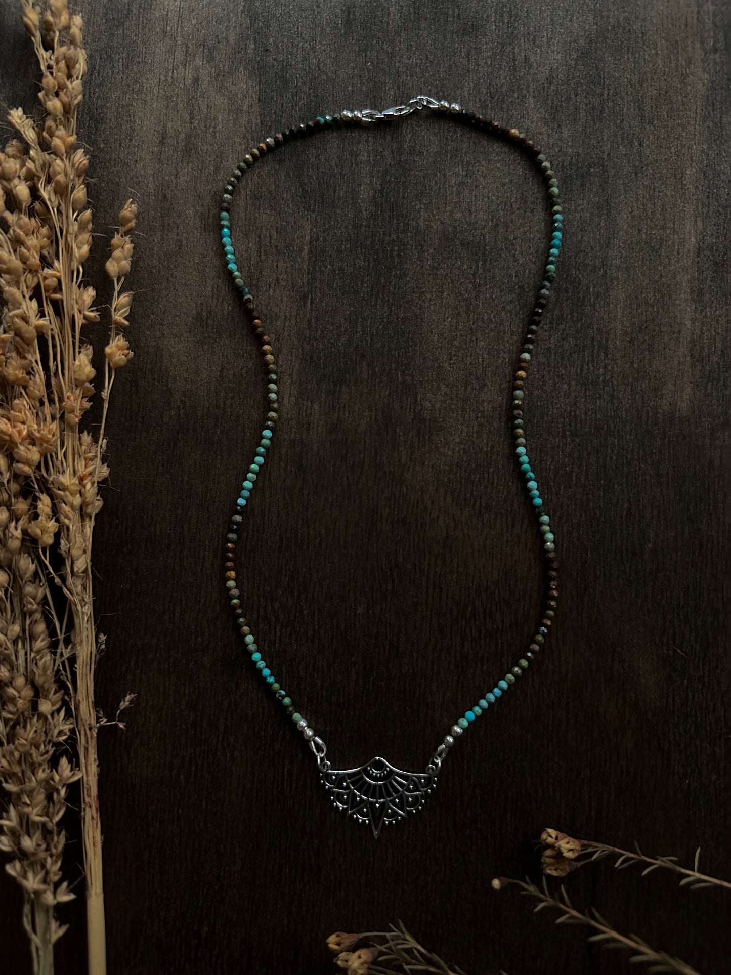 Mandala Turquoise Necklace