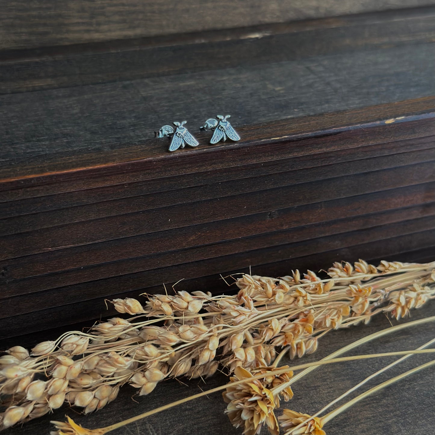 Moth Stud Earrings